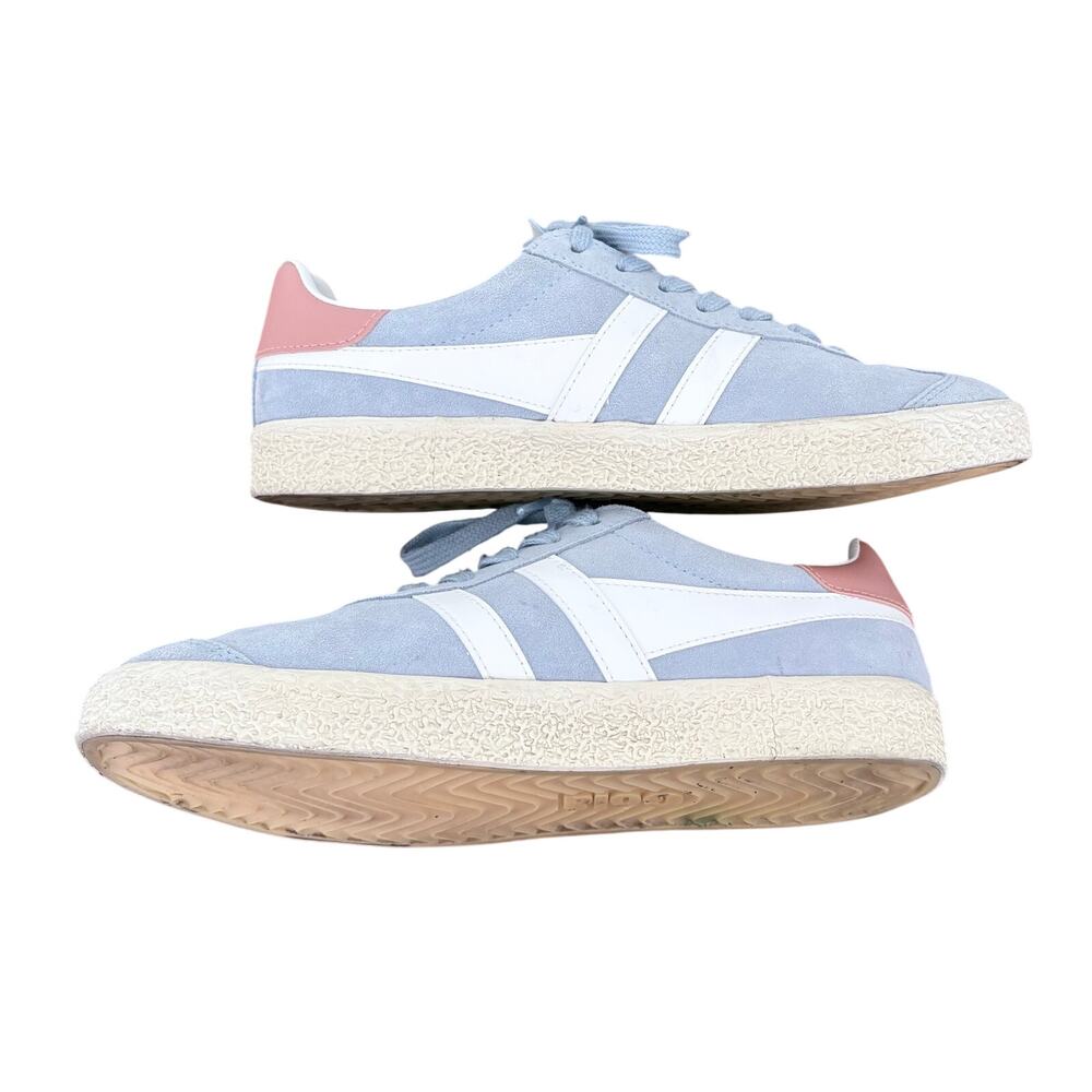Gola Classics Medallist Sneakers Air/Off White/ Terracotta Suede Women's Size 7 - Picture 5 of 10